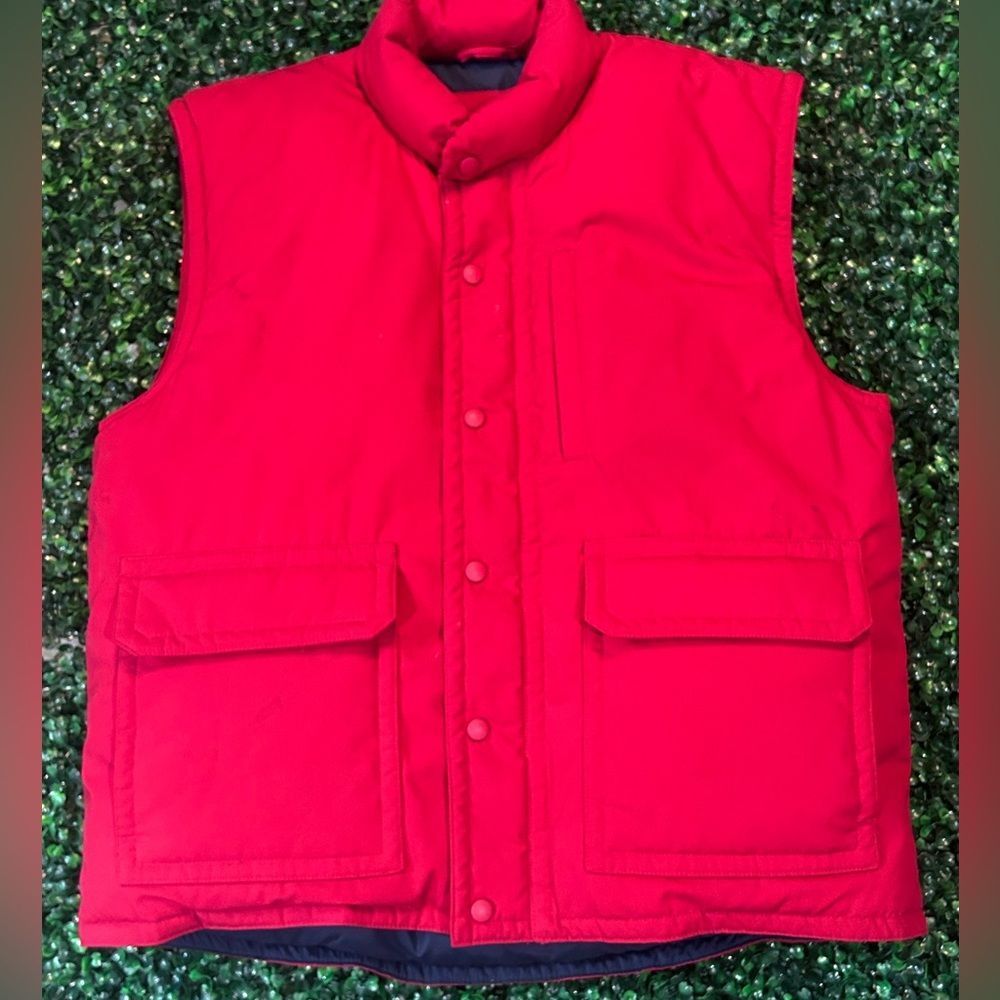 Orvis Goose Down Filled Utility Vest Size Lg